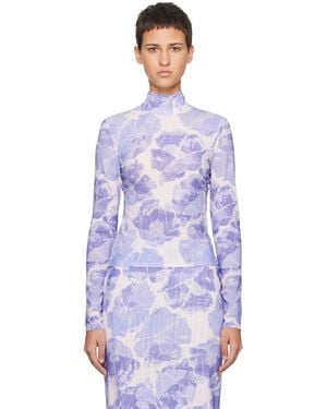 STAUD Helvin Turtleneck - Blue