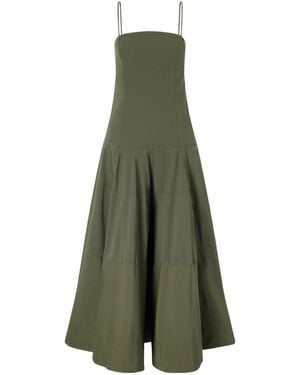 Veronica Beard Ilona Midi Dress - Green