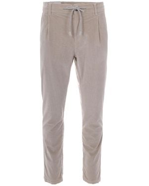 Eleventy Casual Pants With Waistband - Gray