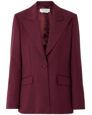 Gabriela Hearst Leiva Wool Blazer - Purple
