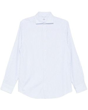Aspesi Striped Cotton Shirt - White