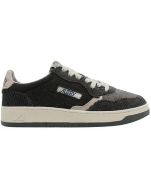 Autry Lace-Up Sneakers - Black