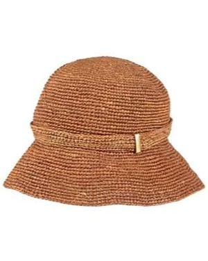 Rag & Bone Solidcolor Widebrim Straw Hat - Brown