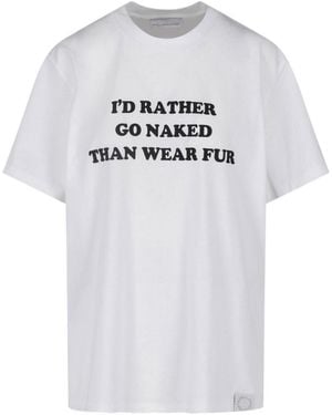 Stella McCartney Printed Crewneck T-Shirt - White