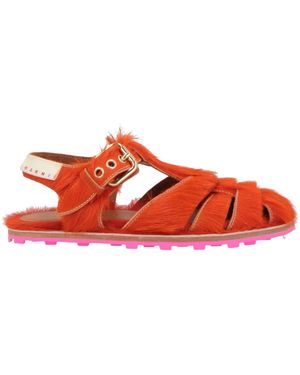 Marni Simple Fisherman's Sandals - Red