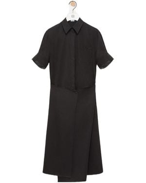 Loewe Short Sleeve Dress - Black