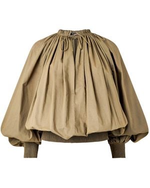 Balmain Minimalist Long-Sleeve Shirt - Natural