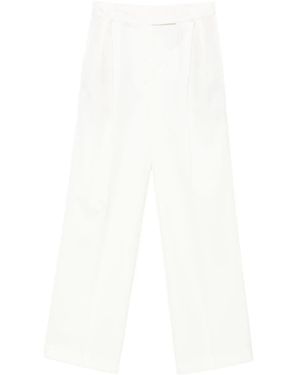 Rohe Pleated Wool-Blend Trousers - White
