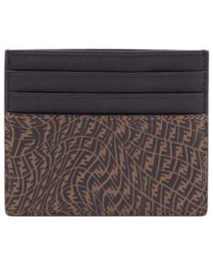 Fendi Ff Vertigo Cardholder - Grey