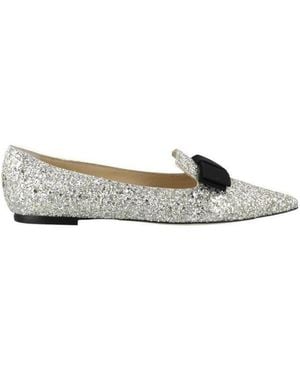 Jimmy Choo Gala Flat Shoes - Gray