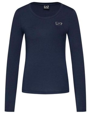 Emporio Armani Long Sleeved T-Shirt - Blue
