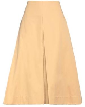 Tory Burch Midi Skirts - Natural