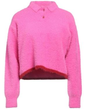 Jacquemus Two-Color Knitted Jumper - Pink