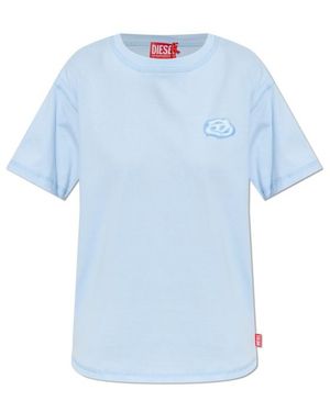 DIESEL T Normy Logo T-Shirt - Blue