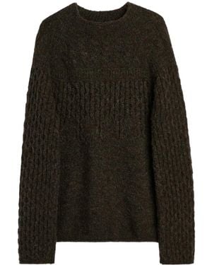 Our Legacy Textured Knit Sweater - Black