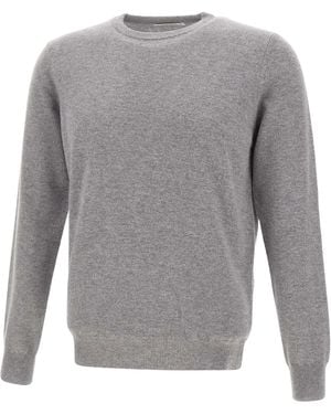 Kangra Cashmere Kangra Crewneck Pullover - Grey