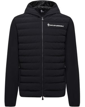 Moncler Grenoble Zip-Up Hooded Jacket - Black