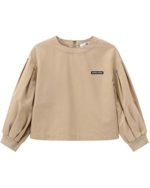 Marissa Chiara Crew Neck T-Shirt - Natural