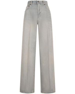 Haikure Belt-Loop Jeans - Grey
