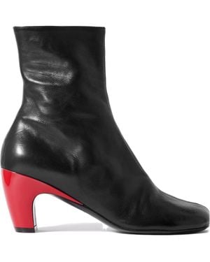 Dries Van Noten Block Heel Ankle Boots - Black