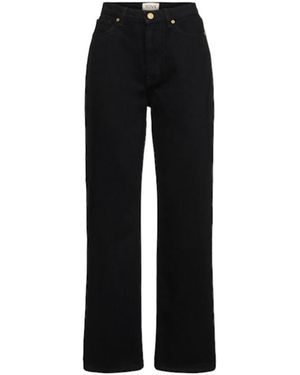TOVE Sade High Rise Straight Jeans - Black