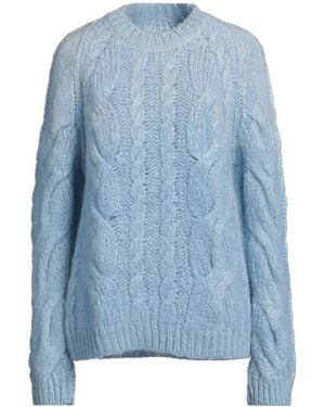 Maison Margiela Cable-Knit Sweaters - Blue