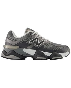 New Balance ニューバランス キッズ 9060 メッシュスニーカー - Gray