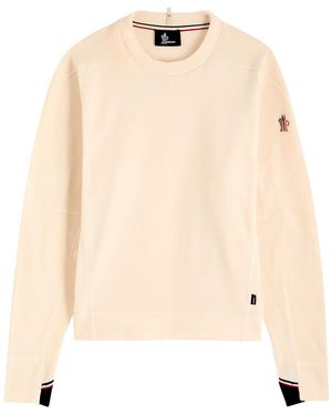 Moncler Fleece Sweatshirt - Natural