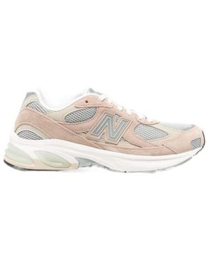 New Balance 2010 Mesh Paneled Sneakers - Natural