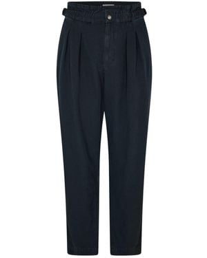 Isabel Marant High Waist Casual Pants - Blue