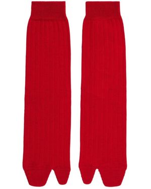 Maison Margiela Tabi Socks - Red