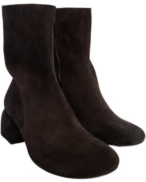 Marsèll Basata Suede Ankle Boots - Black