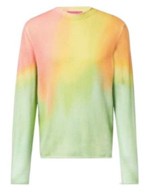 The Elder Statesman Crew Neck Knit Jumper - Green
