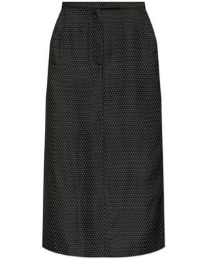 Dries Van Noten Polka Dot Skirt - Black
