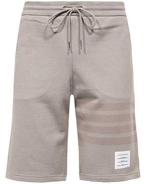 Thom Browne Bar Track Shorts - Grey