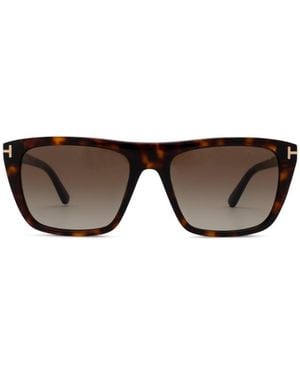 Tom Ford Eyewear Aslan Square-Frame Sunglasses - Multicolour
