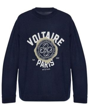 Zadig & Voltaire Round-Neck Knitwear - Blue