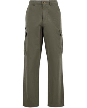 Barbour Spey Poplin Loose-Fit Pants - Green