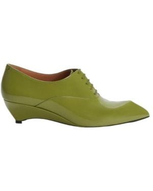 Jil Sander Lace-Up Shoe - Green