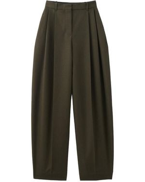 Jacquemus Pleated-Front Tailored Trousers - Green