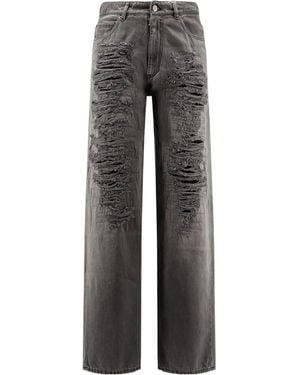 MM6 by Maison Margiela Distressed Jeans - Grey