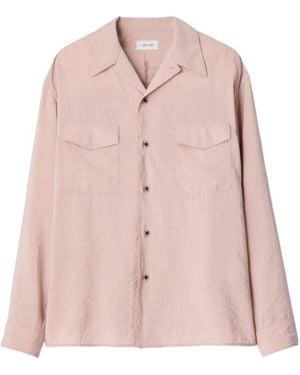 Lemaire Convertible Collar Shirt - Pink