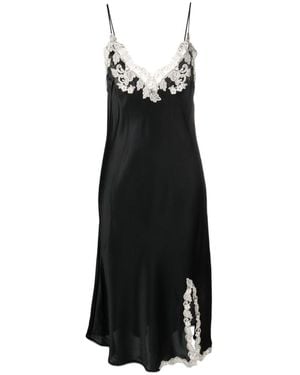 La Perla Embroidery Pajamas - Black