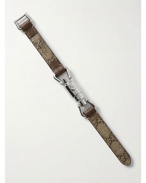Gucci Gg Supreme Piston Bracelet - Natural