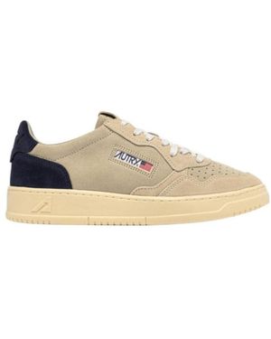 Autry Medalist Low-Top Trainers - Natural
