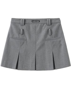 Marissa Chiara Belt Loop Skirt - Gray