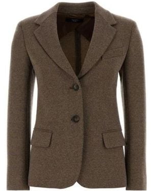 Weekend by Maxmara Dilly Single-Breasted Jacket - Green