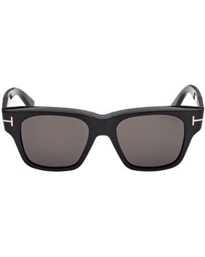 Tom Ford Thick-Rimmed Square Sunglasses - Grey