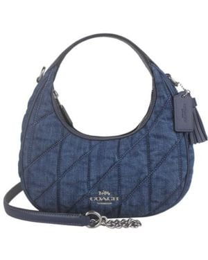COACH Quilted Shoulder Bag - Blue