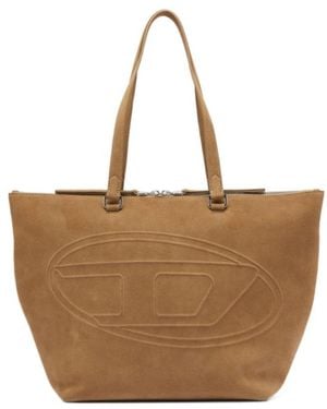 DIESEL 1 Dr Dome Logo Tote Bag - Brown